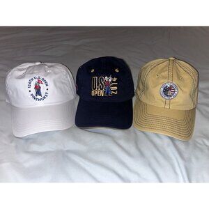 Pinehurst No 2 US Open Hats - Set Of 3 - 2005, 2014, 2024